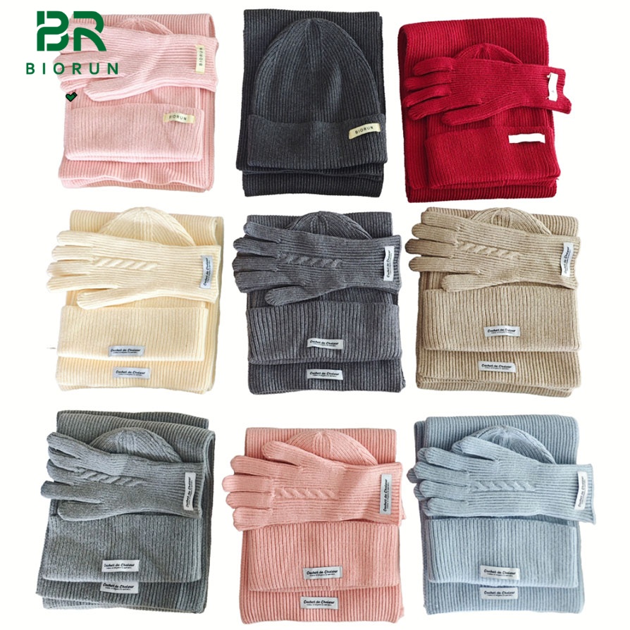 Knitted Accessories – Scarf, Hat & Gloves Sets